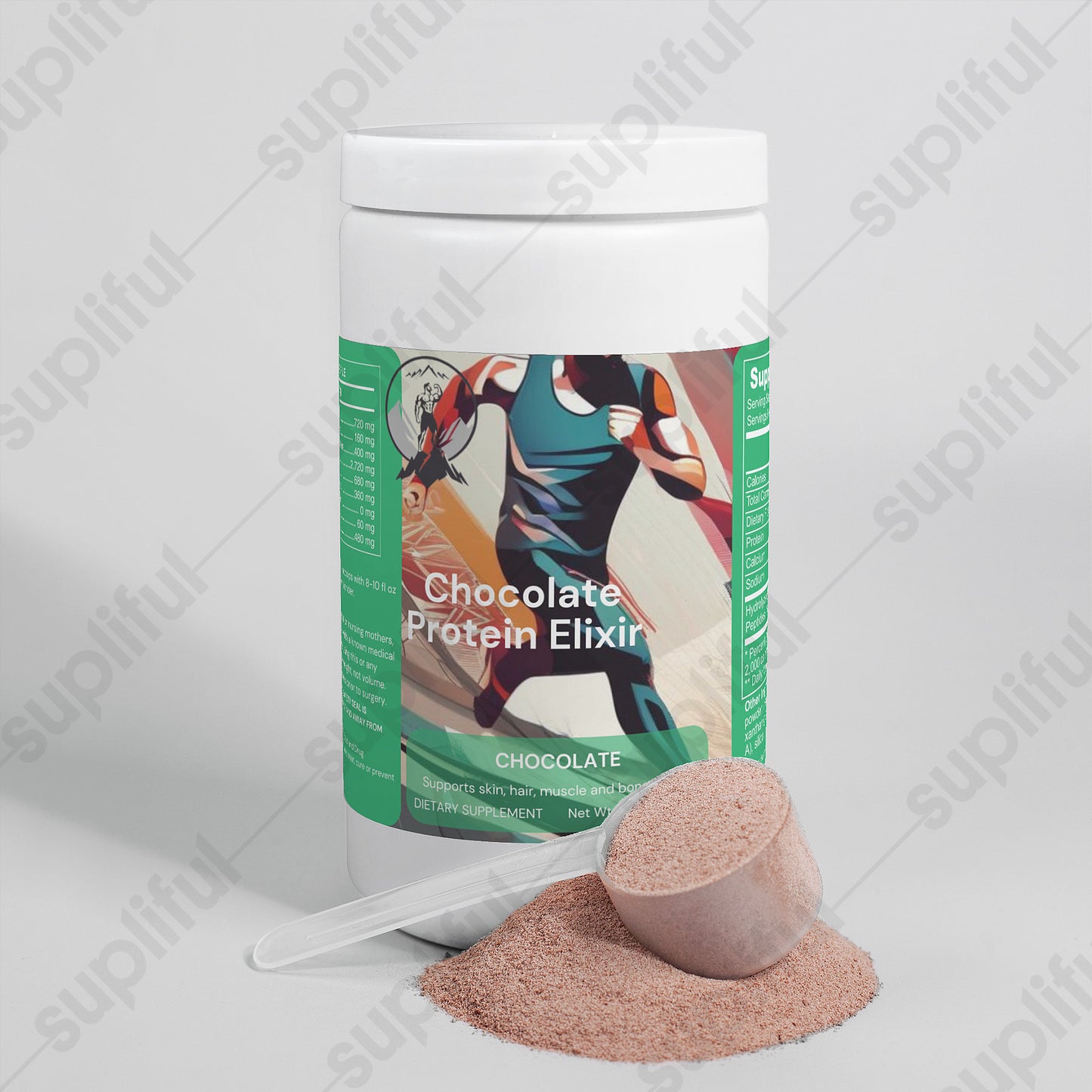 Chocolate Protein ElixirProteins & BlendsGrass-Fed Collagen Peptide Powder helps to maintain healthy bodily function. Collagen is an essential protein found mostly in connective tissue throughout the body. Chocolate Protein ElixirThe Rocky Ranger