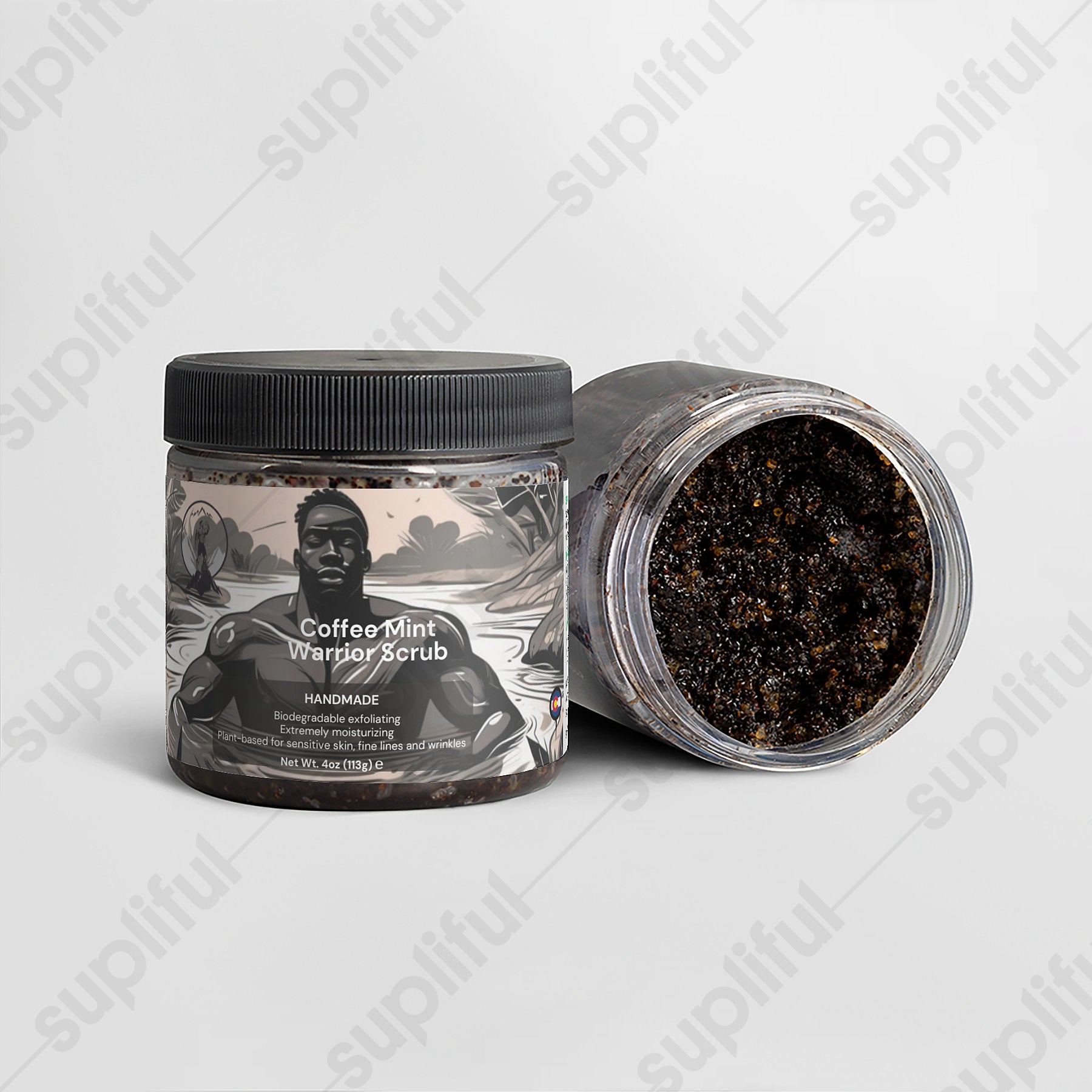 Coffee Mint Warrior ScrubPersonal Care and BeautyExperience the rejuvenating power of our Peppermint Coffee Scrub, designed to invigorate your skin and provide a multitude of benefits for a fresher, younger, and brCoffee Mint Warrior ScrubThe Rocky Ranger