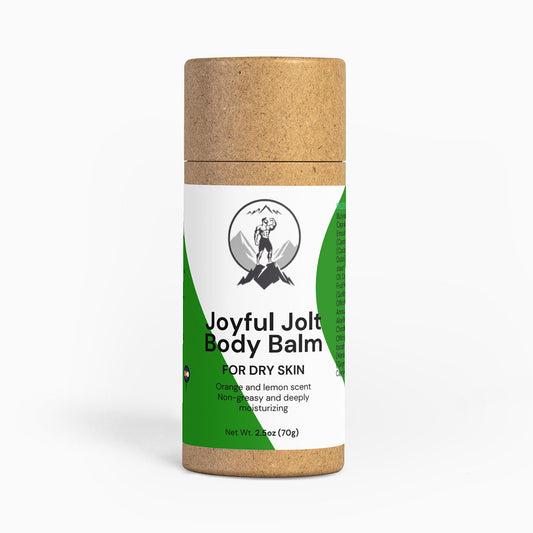 Joyful Jolt Body BalmPersonal Care and BeautyThis body balm is a deeply moisturizing treatment for dry skin. It immediately replenishes moisture while natural plant extracts soothe the skin. It is non-sticky, nJoyful Jolt Body BalmThe Rocky Ranger