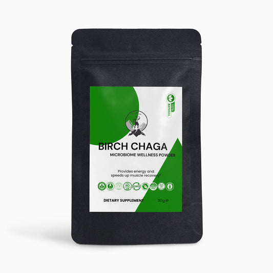 Birch Chaga Microbiome Wellness PowderNatural ExtractsBirch Chaga Powder is loaded with essential nutrients for optimized body functioning. The most notable of these nutrients are phytochemicals. Phytochemicals are planBirch Chaga Microbiome Wellness PowderThe Rocky Ranger