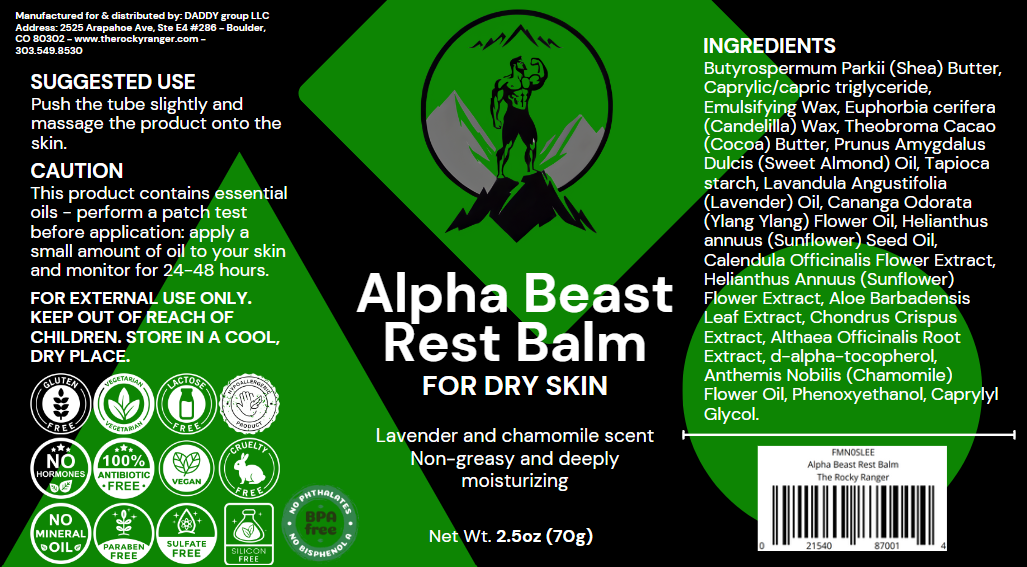 Alpha Beast Rest Balm